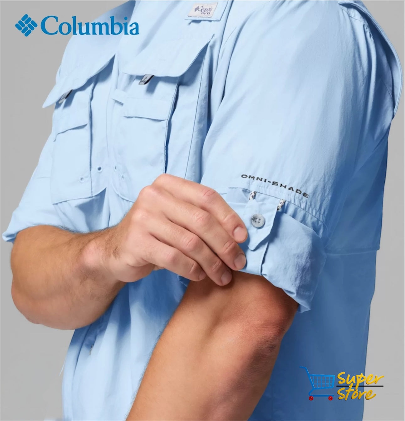 Camisa Columbia Bahama Manga Larga