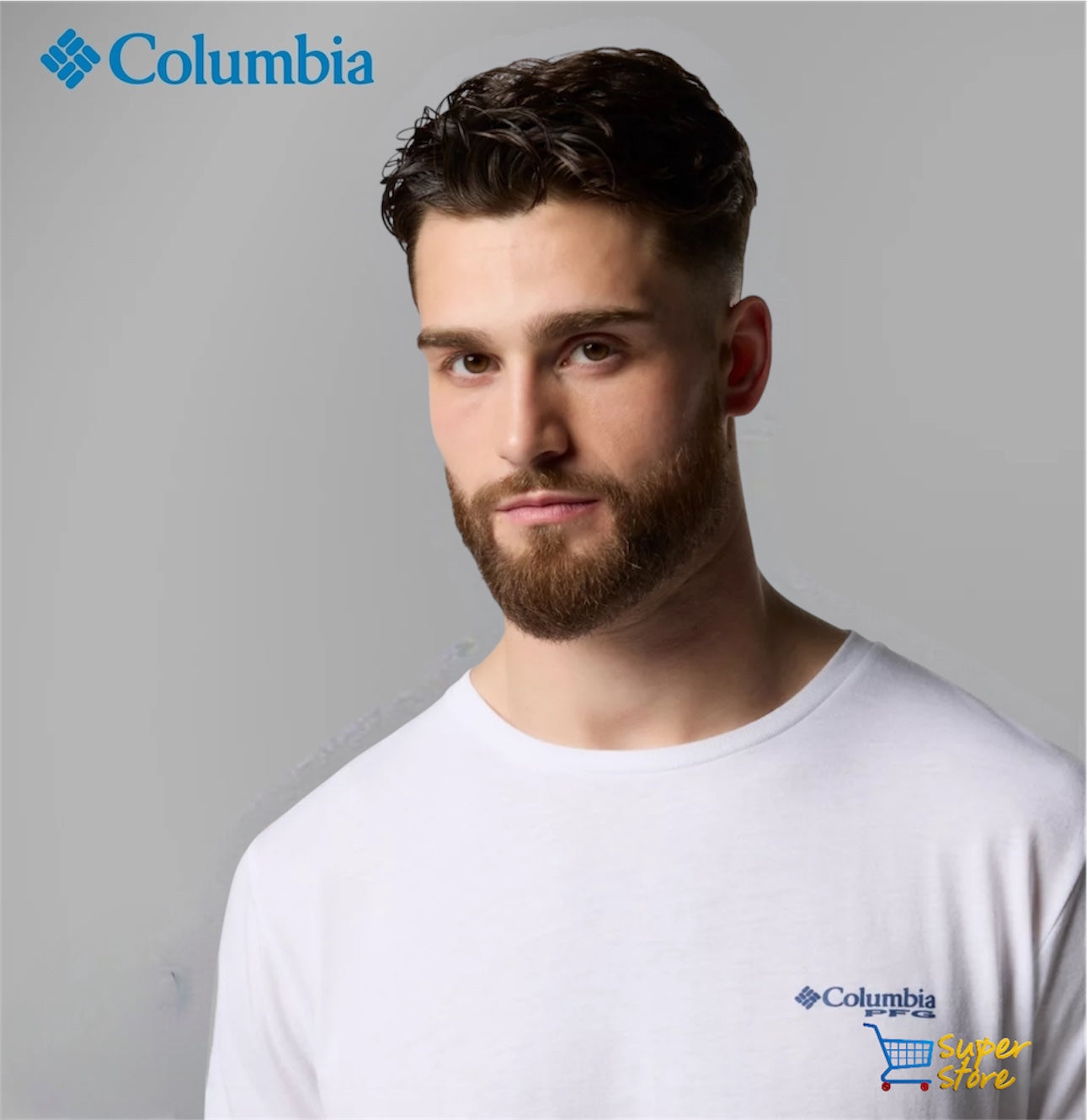 Camiseta Columbia estampada