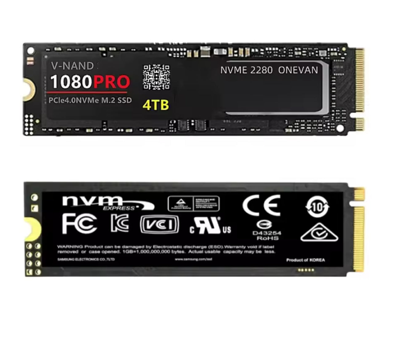 Memoria M2 1080 PRO PCIe 5,0 NVMe 4,0 M.2 2280 1TB SSD disco duro