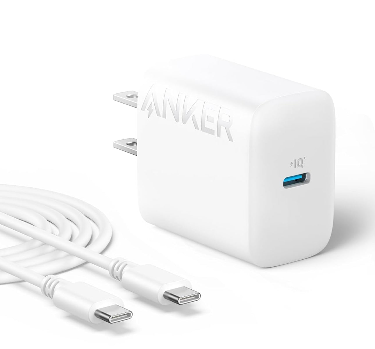 Cargador Anker 20W Certificado Para IPhone USB C con cable