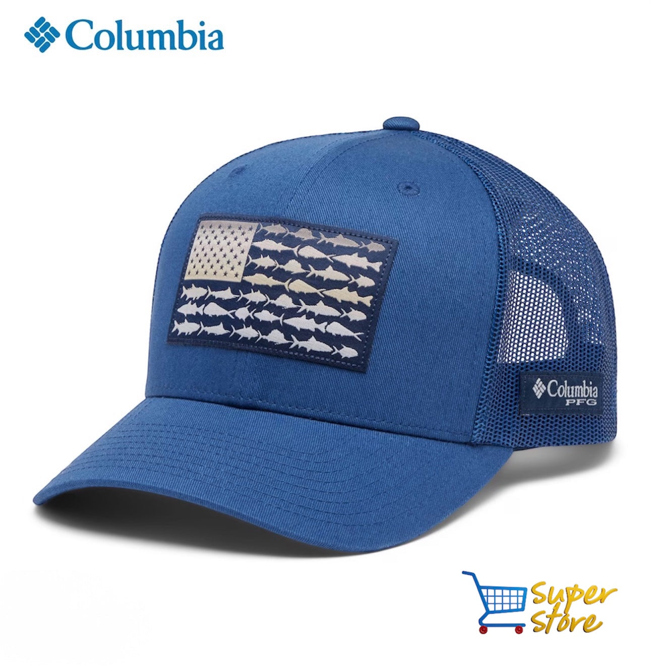 Gorra Columbia bandera pez