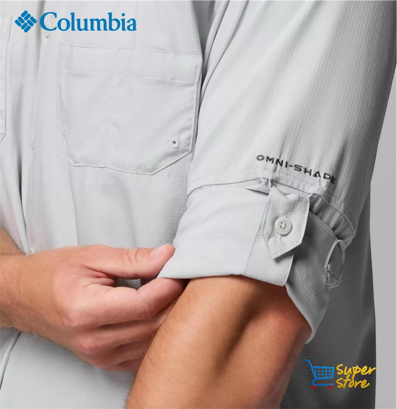 Camisa Columbia Tamiami Manga Larga