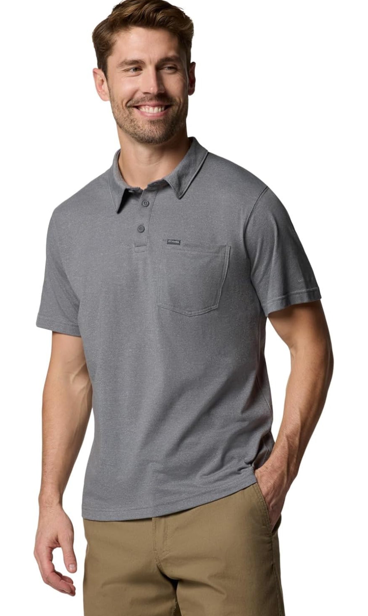 Polo Columbia bolsillo Thistletown Hills