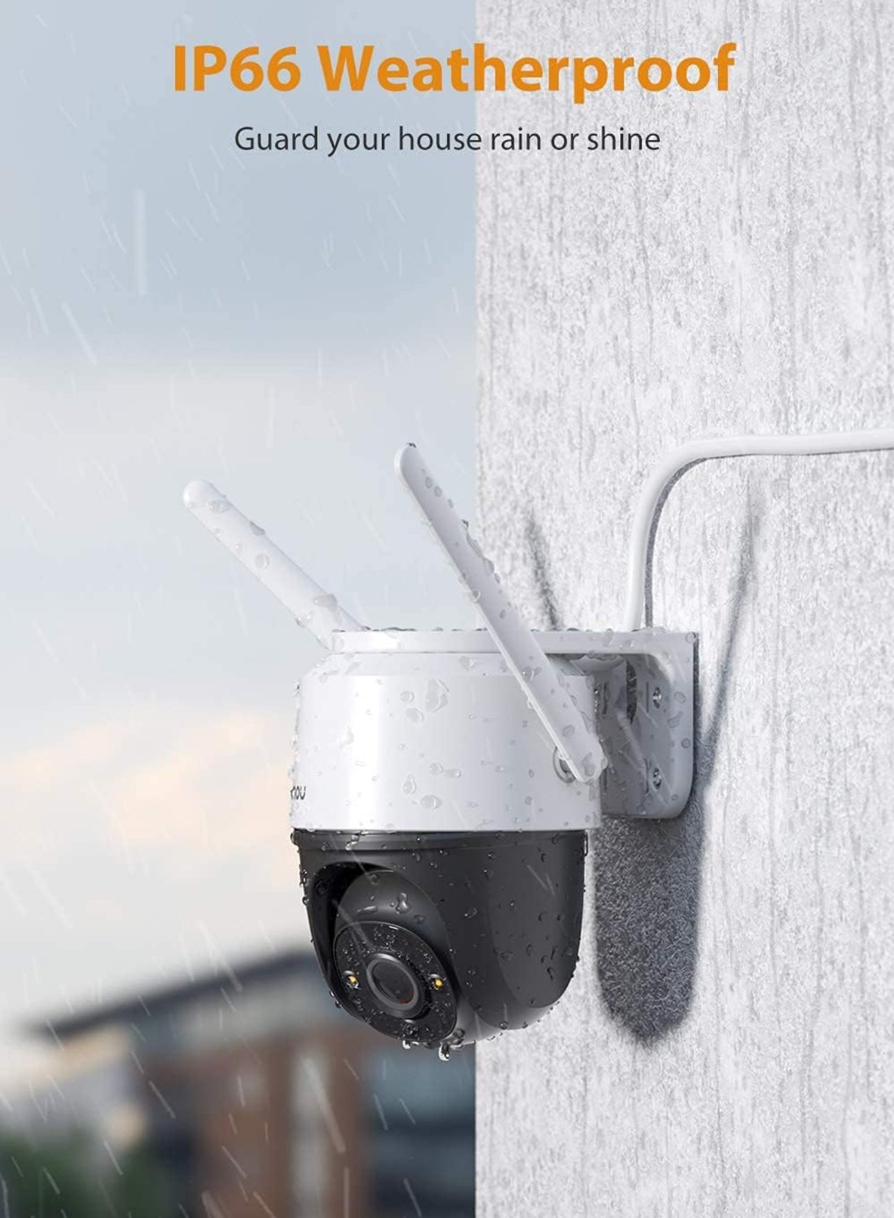 Cámara de seguridad para exterior 4mp 16x QHD cobertura 355 grados Imou