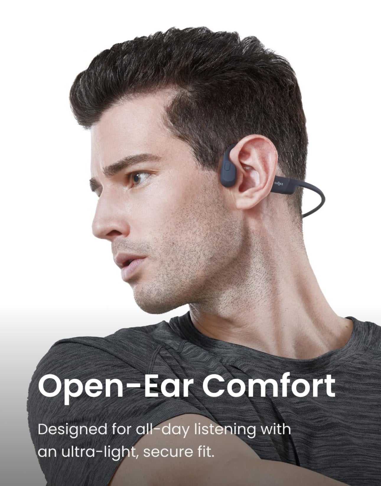 Shokz OpenRun - Auriculares deportivos Bluetooth