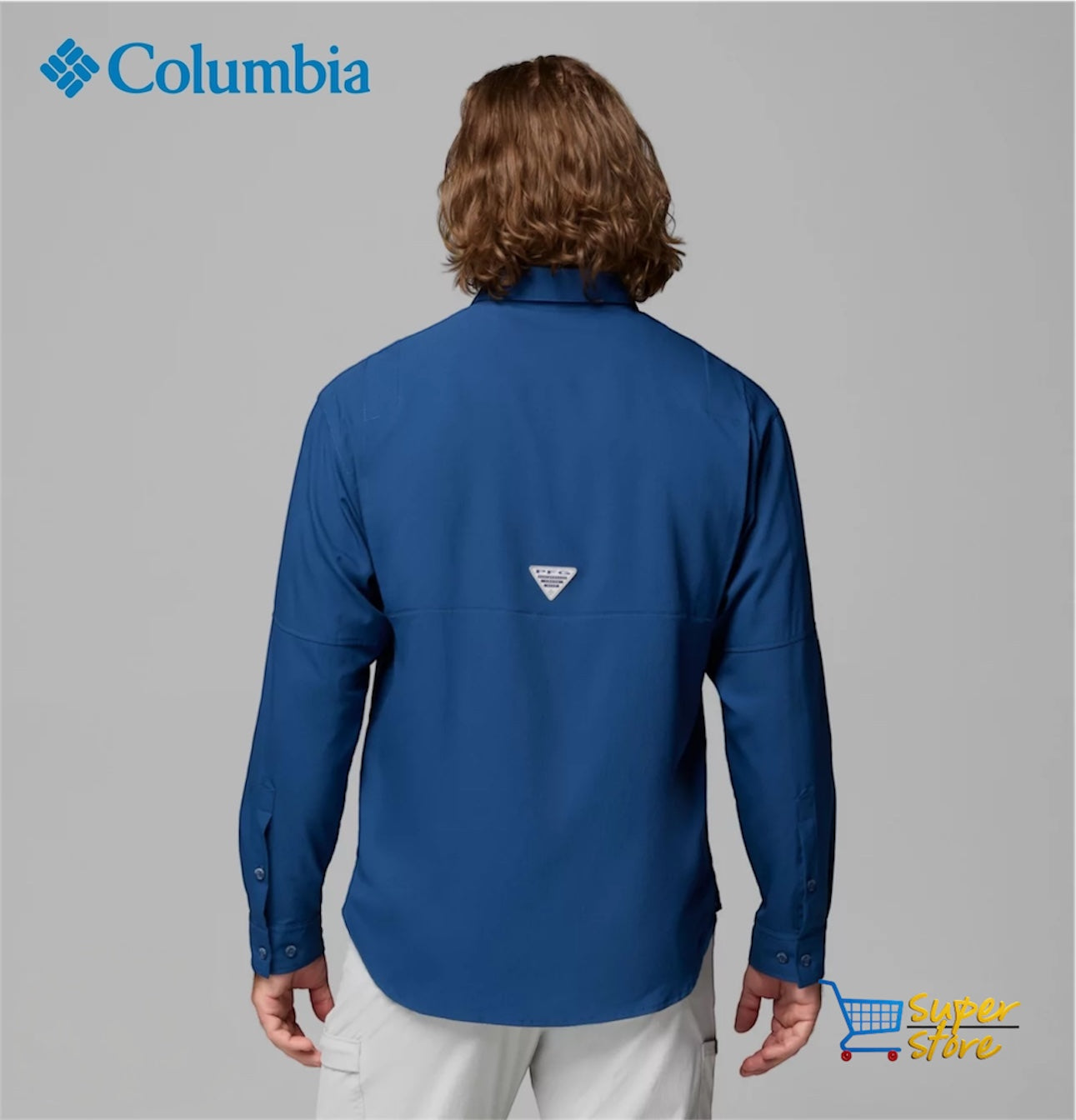 Camisa Columbia Tamiami Manga larga