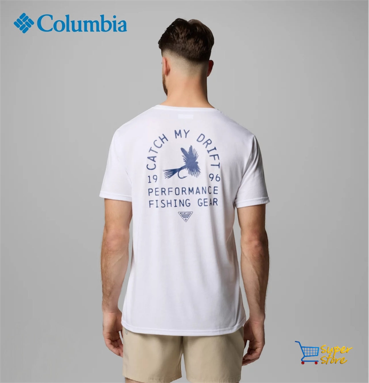 Camiseta Columbia estampada