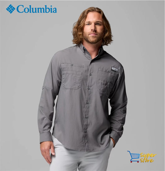 Camisa Columbia Tamiami Manga Larga