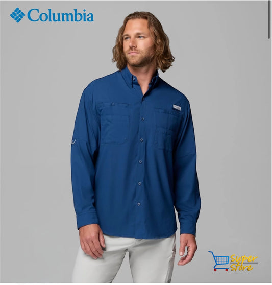 Camisa Columbia Tamiami Manga larga
