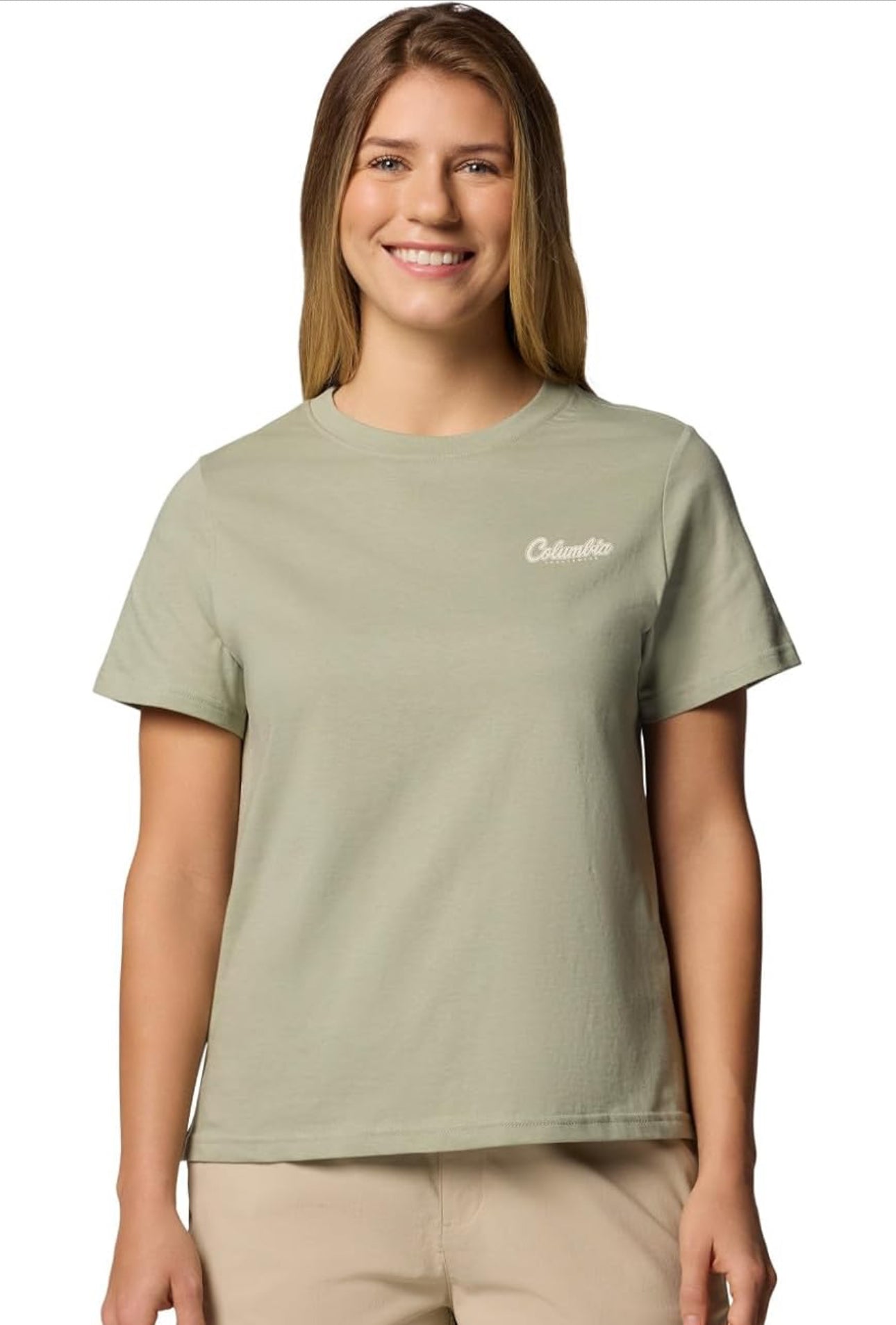 Camiseta Columbia estampada Dama