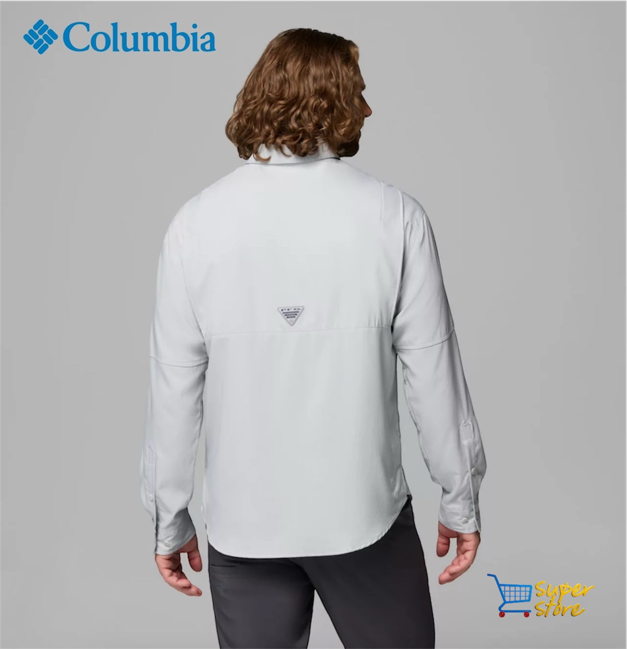 Camisa Columbia Tamiami Manga Larga