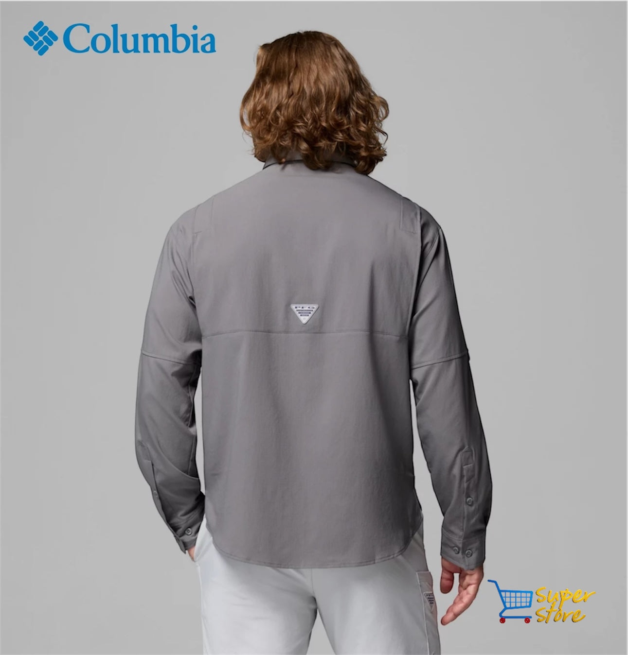 Camisa Columbia Tamiami Manga Larga