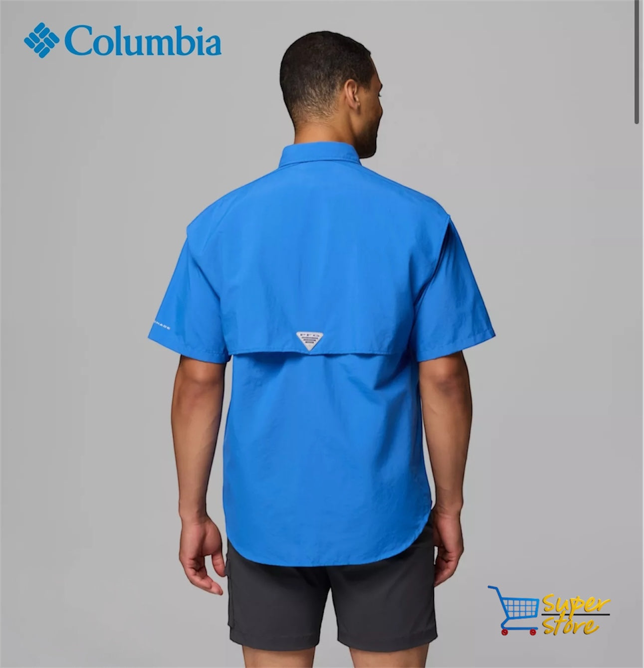 Camisa Columbia Bahama Vivid blue