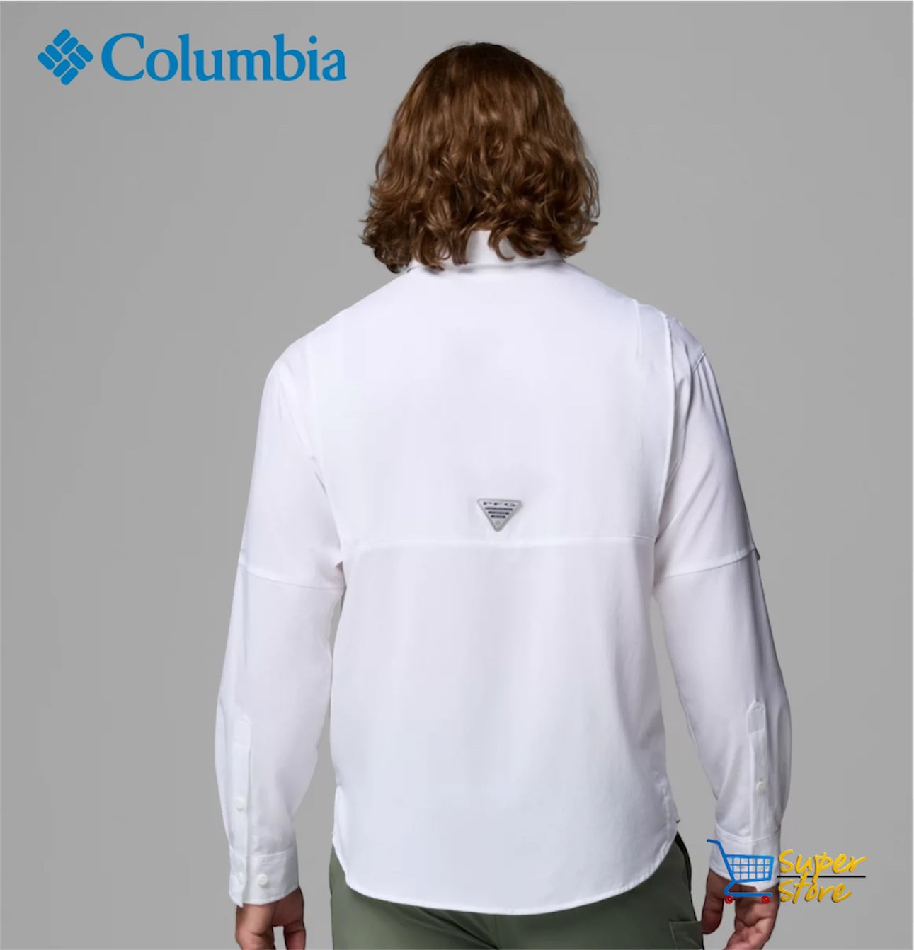 Camisa Columbia Tamiami Manga Larga
