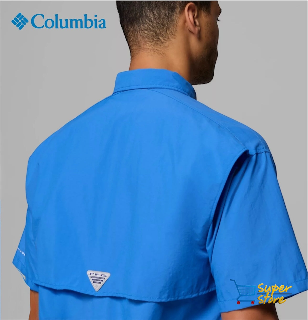 Camisa Columbia Bahama Vivid blue