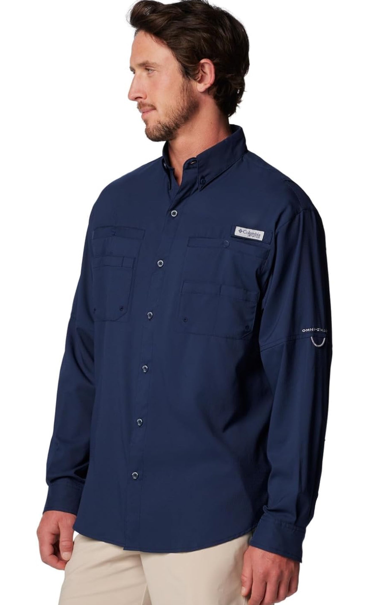Camisa Columbia Tamiami manga larga