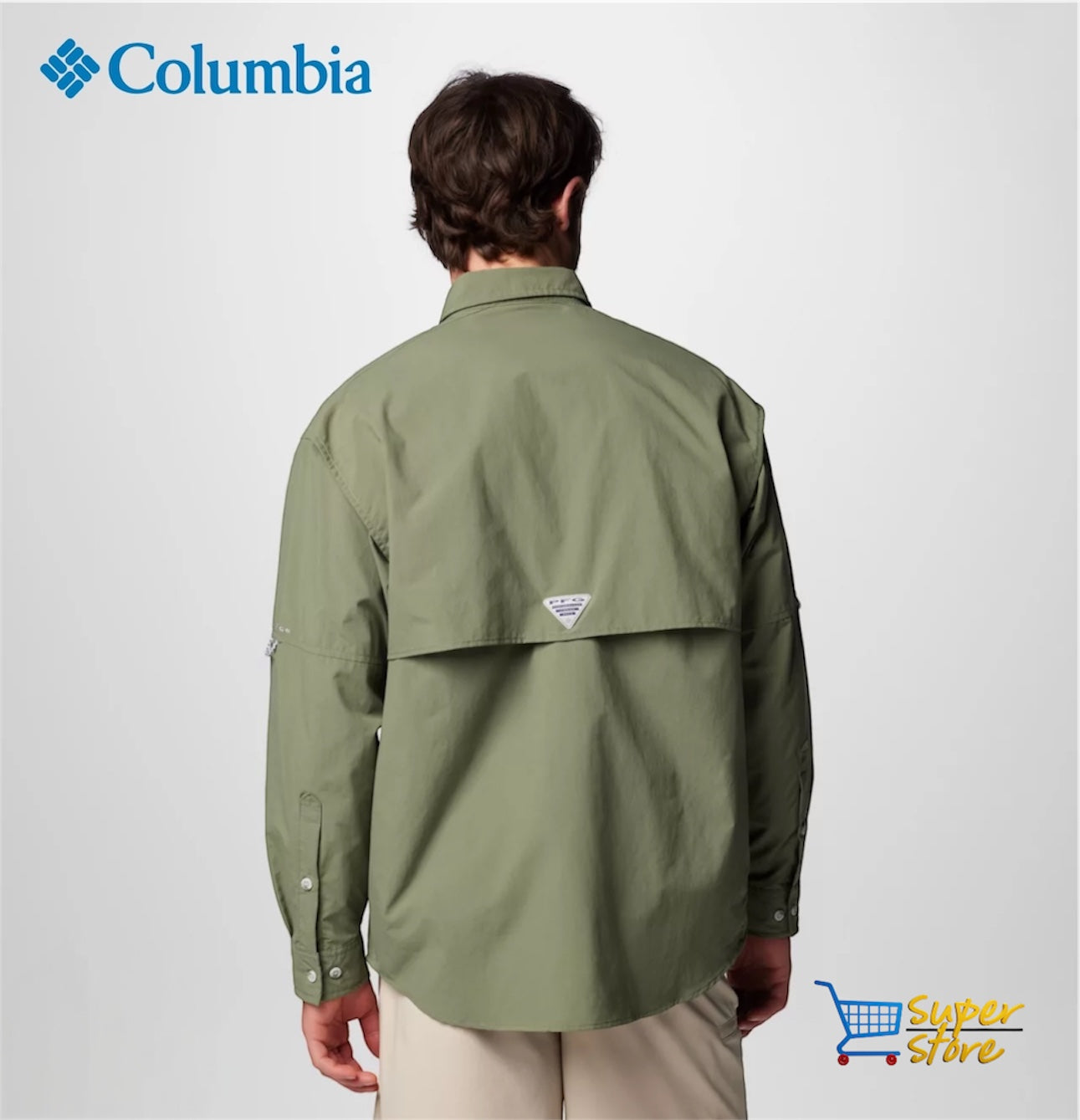 Camisa Columbia Bahama Manga Larga