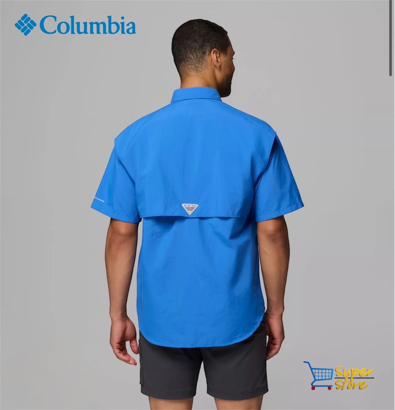 Camisa Columbia Bahama Vivid blue