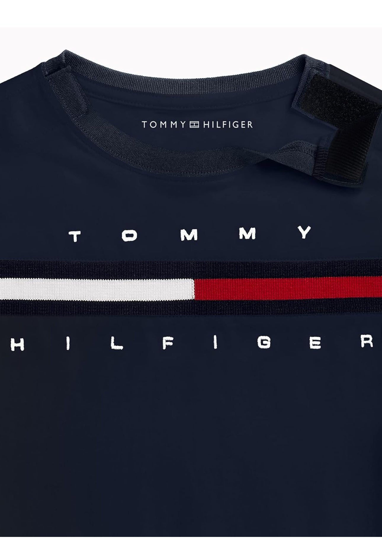 Camiseta Tommy Hilfiger niño cierres cuelo en Velcro